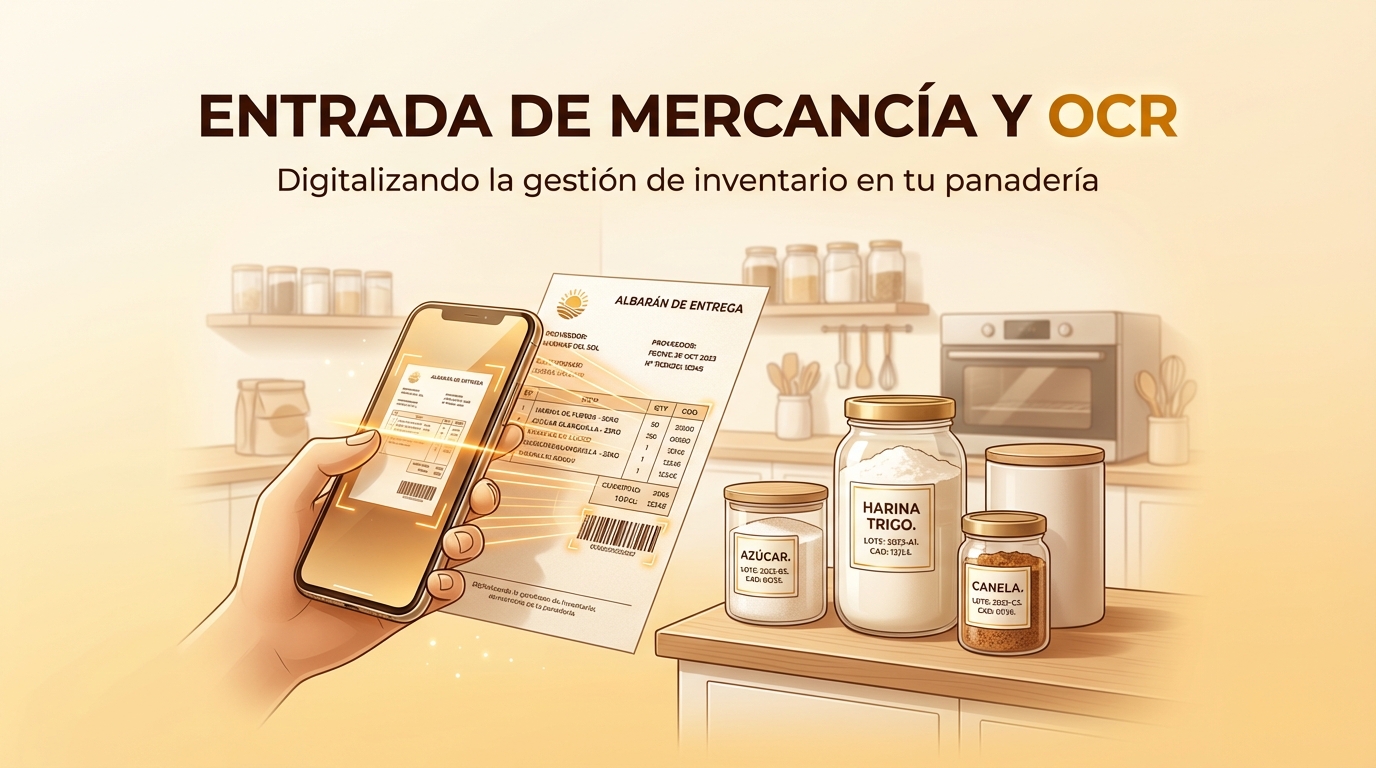 Entrada de mercancia y OCR en Trazabilidad Express