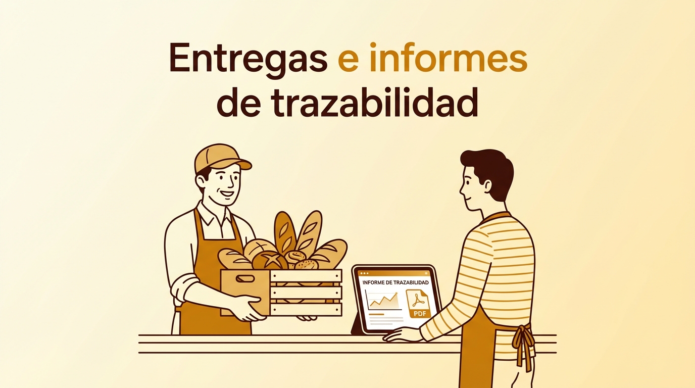Entregas e informes de trazabilidad en Trazabilidad Express