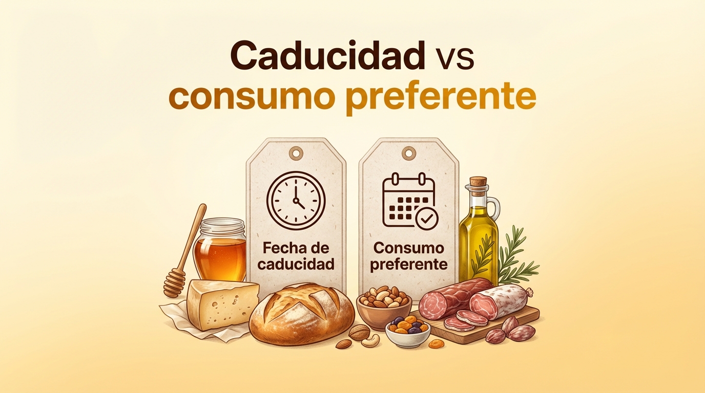 Fecha de caducidad vs consumo preferente: diferencias