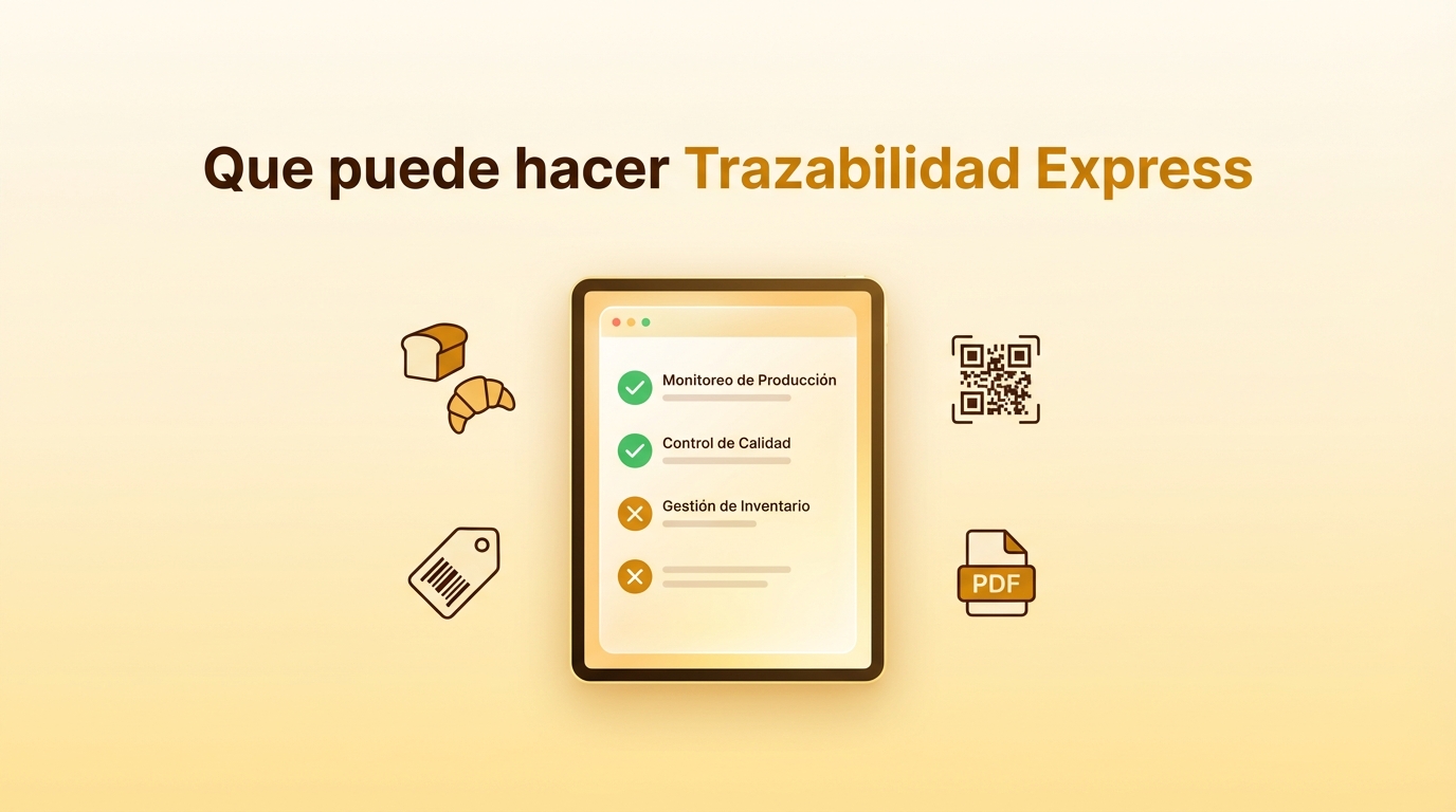 Que puede (y que no) hacer Trazabilidad Express