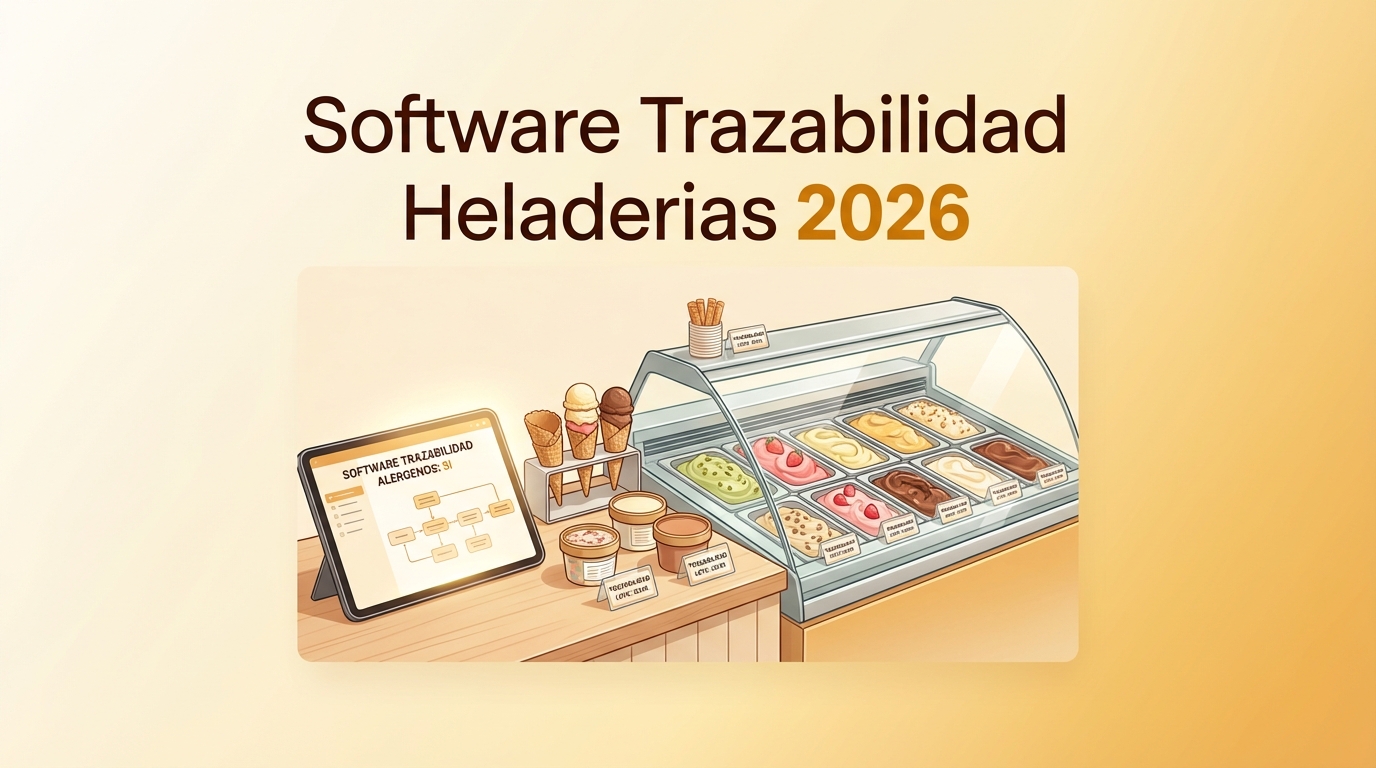 Software de Trazabilidad para Heladerias en 2026: APPCC y Alergenos