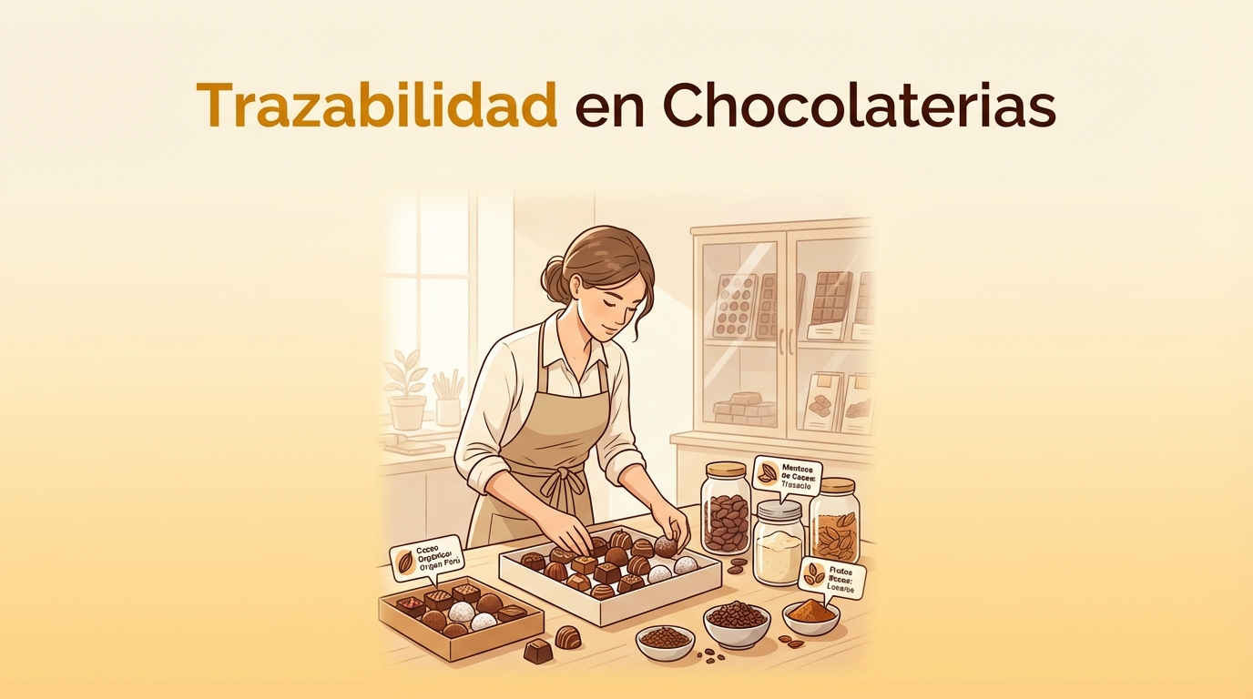 Trazabilidad en Chocolaterias: Cacao, Alergenos y Lotes