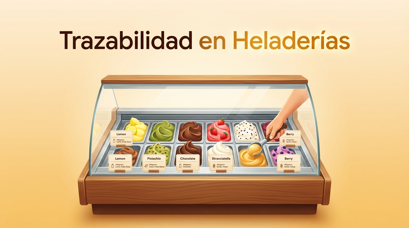 Trazabilidad en Heladerias: Alergenos, Lotes y APPCC